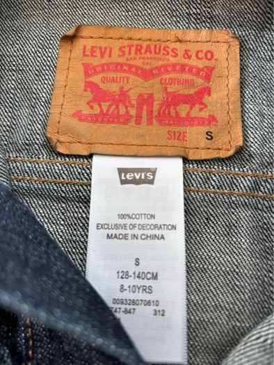 New Levi's Boys Trucker Jacket