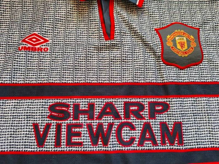 Mint 1995/96 Manchester United "Invisible" Umbro Away Jersey Size 3XL Adults