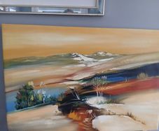 Abstract Art landscape