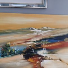 Abstract Art landscape