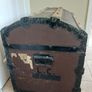 antique victorian barrel top steamer trunk Image 5