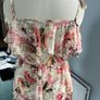 Brand new river island peach and cream floral chiffon cami vest  top Image 3