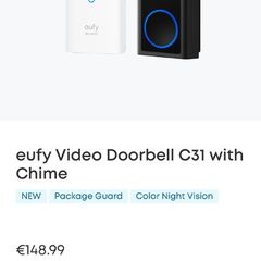 Eufy C31camera doorbell