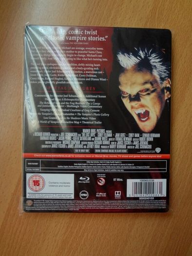 The Lost Boys Blu Ray Steelbook (Zavvi Exclusive-Original first UK pressing)