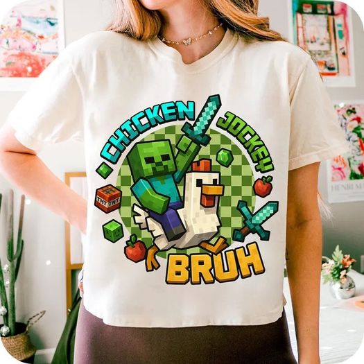 Minecraft game T-shirt for kids Minecraft movie T-shirts and hoodies for kids