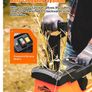 BRAND NEW Electric Plant Shredder 2800W Plant Branch Shredder 45MM Max Cutting Diameter 55L Garden Shredder with Wheels and Push Rod Image 5