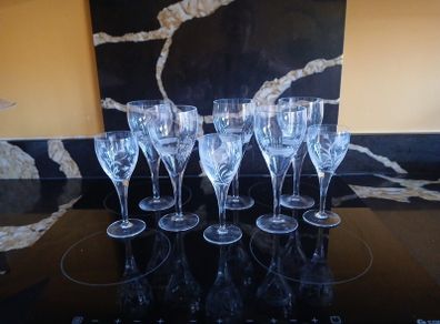 crystal wine glasses