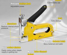 TOPEC yellow metal staple gun
