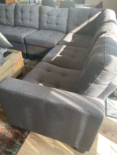 L shaped sofa