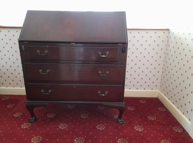 vintage writing bureau