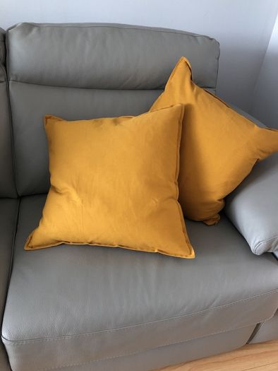 Mustard Cushions New