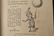 Mr Punch In Bohemia. 156 Illustrations First Edition 1920 Hardback In Fair Condition.  See Photos For Same.