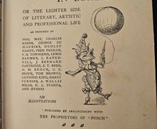 Mr Punch In Bohemia. 156 Illustrations First Edition 1920 Hardback In Fair Condition.  See Photos For Same.