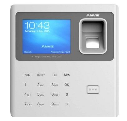 Anviz W1 Color Screen Fingerprint Time Attendance Machine