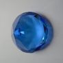Blue faceted glass paperweight, Ornament, Home decor, Gift, Paperweight Image 6