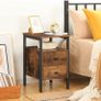 Set of 2 nightstands Brown Image 6