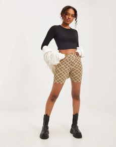Von Dutch Monogram Cycling Shorts