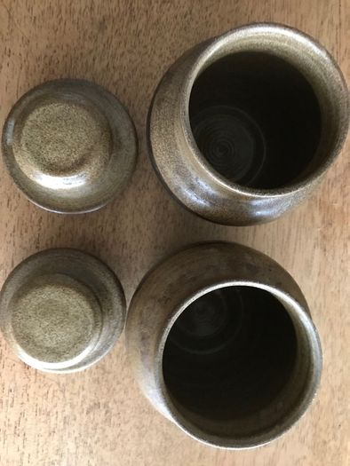 Vintage Tea and Coffee Pottery Containers