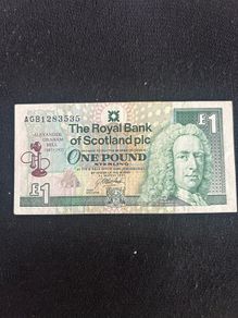 One Pound banknote from Bank of Scotland, 1997