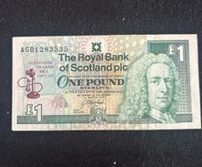 One Pound banknote from Bank of Scotland, 1997