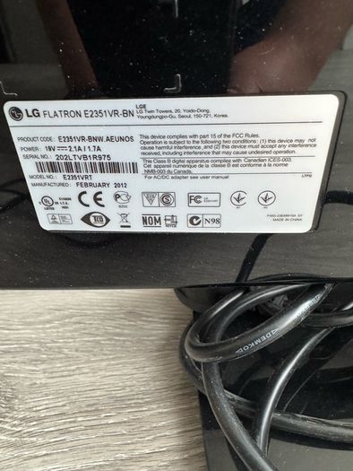 lg flatron e2351
