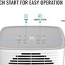 FREE EXPRESS SHIPPING 10L Portable & Compact Dehumidifier 10 Litre, Digital Display, Continuous Drainage and 24Hr Timer Function, Ideal for Home Image 7