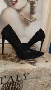 Black High Heels Size 42