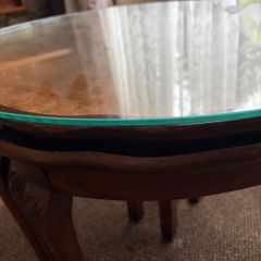 Antique mahogany table with 4 pull out individual