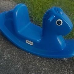 Little Tikes Rocking Horse in Blue