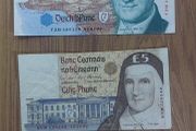 Irish Pound Notes  C Series 5 and 10 pound (Pre-Euro)