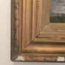 Antique 19thC Original Oil Painting on board Rural Mill & Stone Bridge Image 6