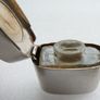 Antique Chrome Nickel Plated Metal Case Travel Bottle Ink - Scent Perfume Image 3