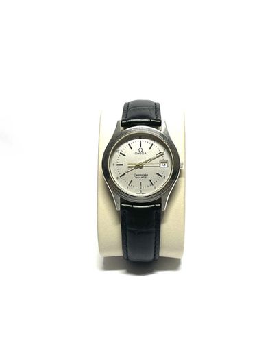Omega Seamaster Quartz Stainless Steel Silver Dial Mens Luxury Watch