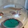 Vintage Northumbrian Glass Tiger Moth and Spitfire Glass Plane Ornament Image 8