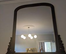Antique Over Mantle Mirror