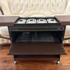 Philips Hostess Trolley Vintage Food Warmer on Wheels