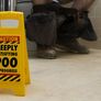 Deeply Satisfying Poo in Progress Novelty Toilet Humour Warning Sign | Hilarious Secret Santa Gift For Him, 11.8cm x 25cm Image 2