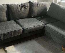 Grey corner sofa l shaped