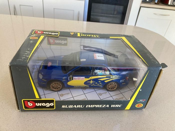 Subaru Impreza Rally Solberg Mills Scale 1/18 Burago