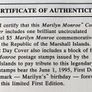 Marilyn Monroe first day coin stamp cover | USA 1995 rare Image 5