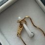 Teardrop Necklace K18 Japan Gold Image 3