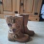 Leather boots from Next, distressed look, size 11 Jr. Image 3