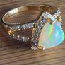 D'Joy Rose Gold On Sterling 925 Opal Ring Image 3