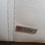 Leather white corner sofa Image 6