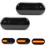 LED Side Marker Turn Signal Light Smoked Lens Sequential Blink Amber for VW Image 2