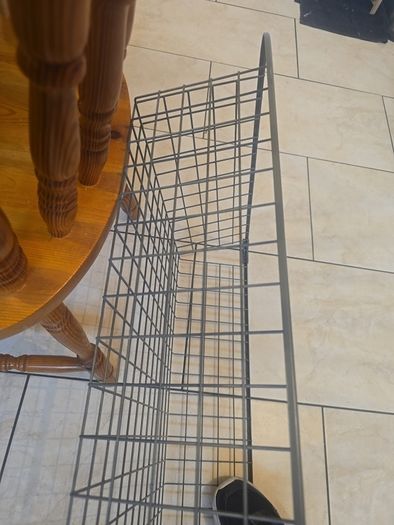metal storage basket