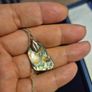 Vintage Sterling Silver Abalone Shell Necklace. Image 3