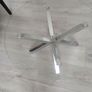 Glass and chrome coffee table with lamp table Image 3