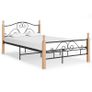 Bed Frame Black Metal 120x200 cm Image 2