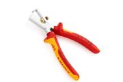 Knipex Insulation Stripper with opening spring, universal chrome-plated